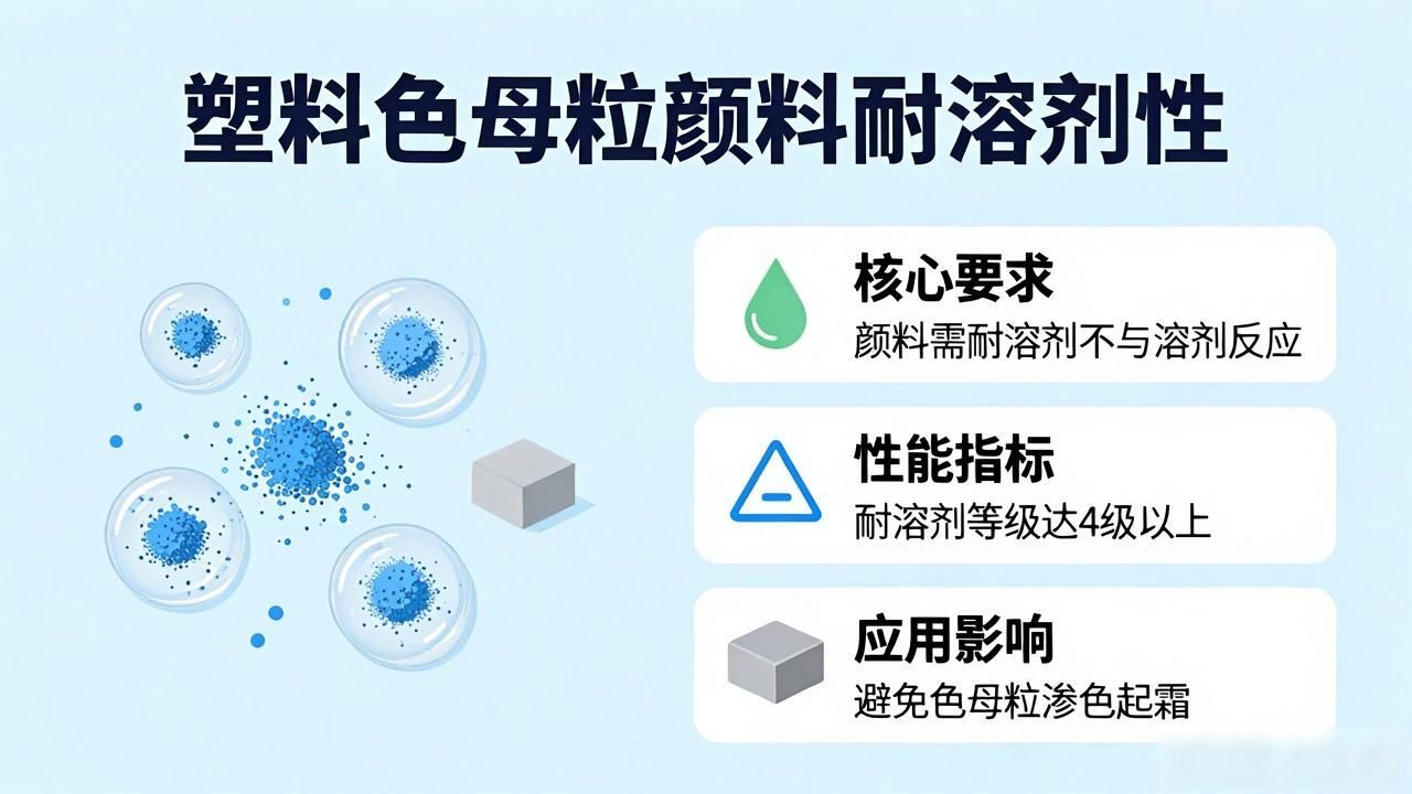 塑料色母粒用颜料耐酸性碱性_塑料色母粒用颜料耐溶剂性_TPU色母和PA6色母的性能