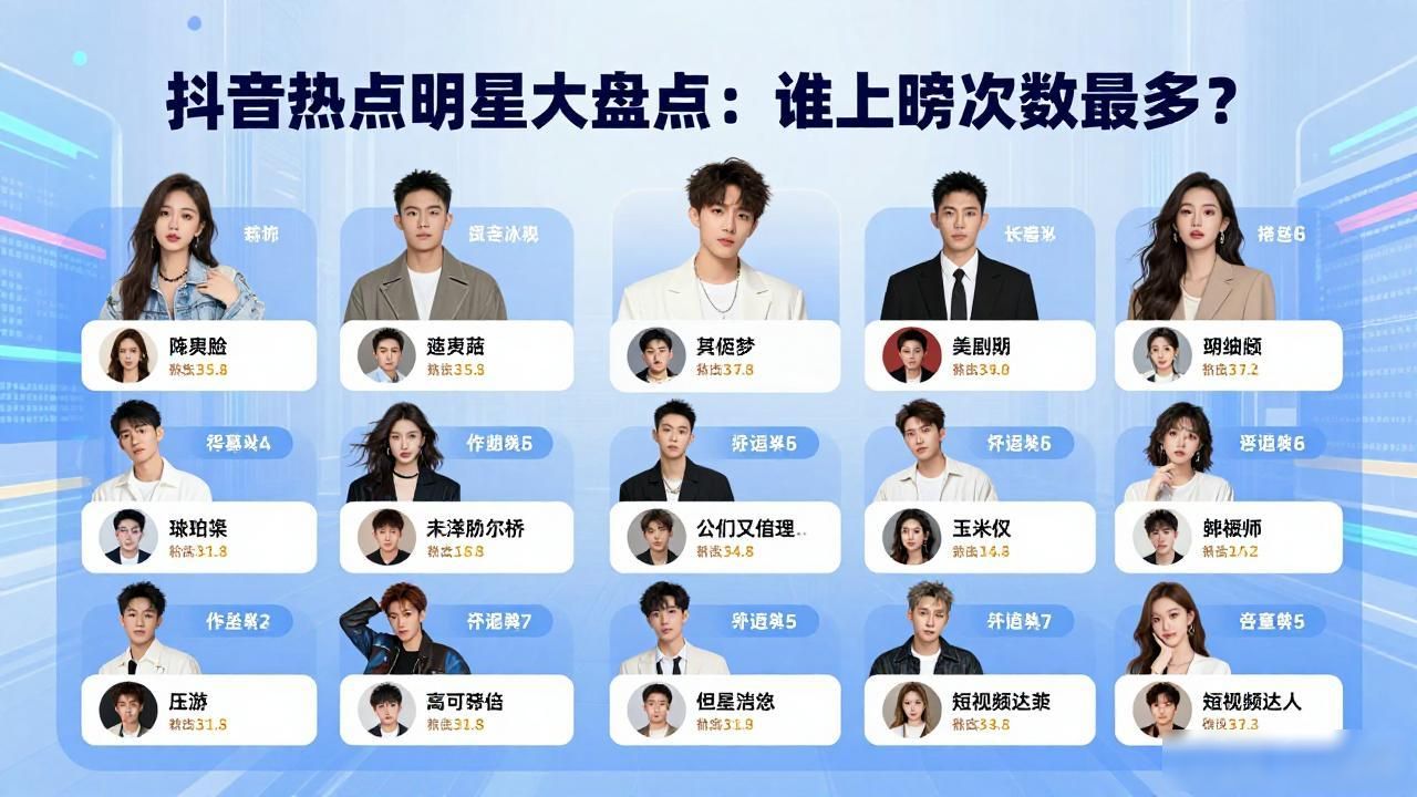 盘点抖音登上热点的最多明星有哪些人呢,_抖音上热点什么意思_斗音热点