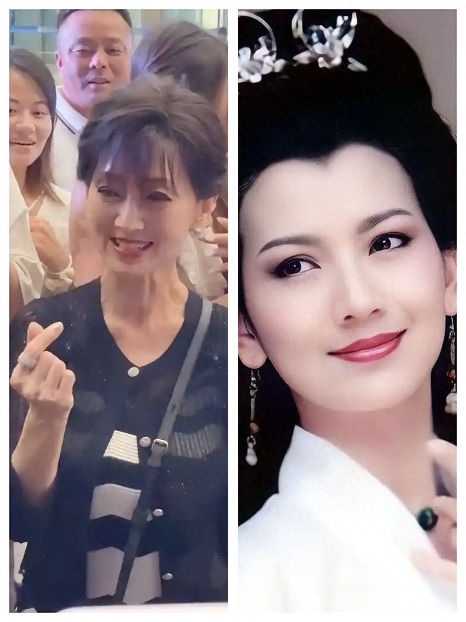 女明星今昔对比照_还有那些女明星_冻龄女神精修生图差异